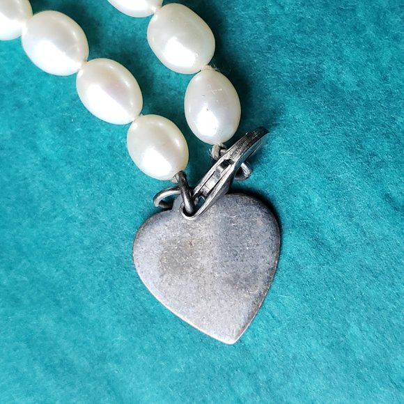 2/15$ Lot of 2 white freshwater pearl bracelet - Picture 5 of 5